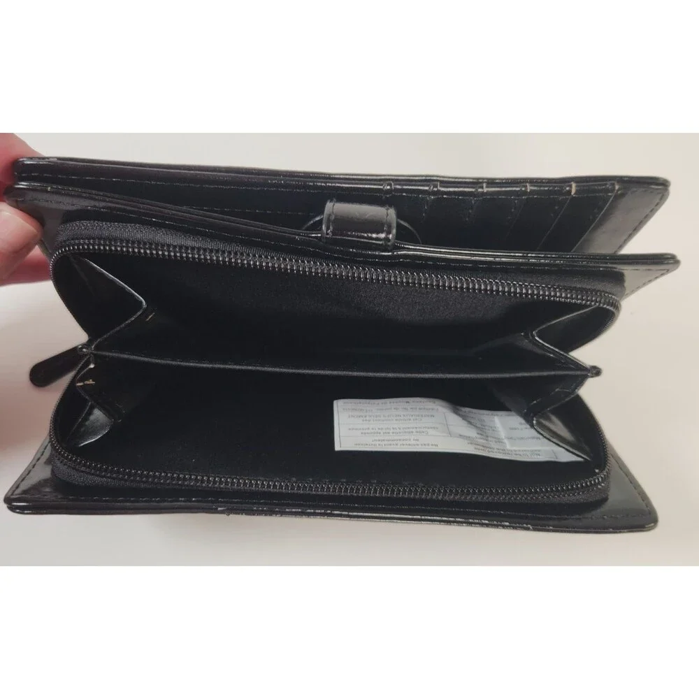 Shag Wear Women's Large Faux Leather Clutch Wallet Piano Keys Music Teacher